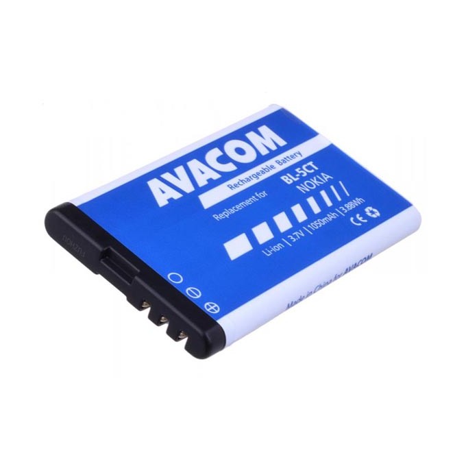 Avacom baterie dla Nokia 6303, 6730, C5, Li-Ion, 3.7V, GSNO-BL5CT-S1050A, 1050mAh, 3.9Wh