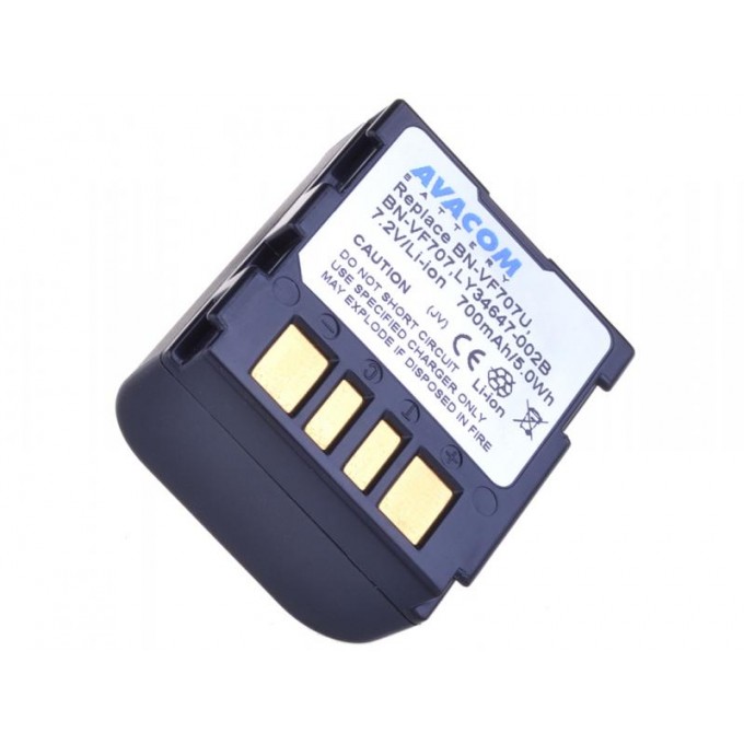 Avacom baterie dla JVC BN-VF707, 707U, Li-Ion, 7.2V, 710mAh, 5.1Wh, nie oryginalna