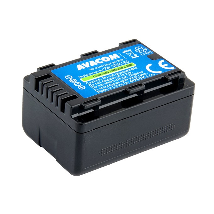Avacom baterie dla Panasonic VW-VBK180E-K, Li-Ion, 3.6V, 1780mAh, 6.4Wh, VIPA-K180-B1780