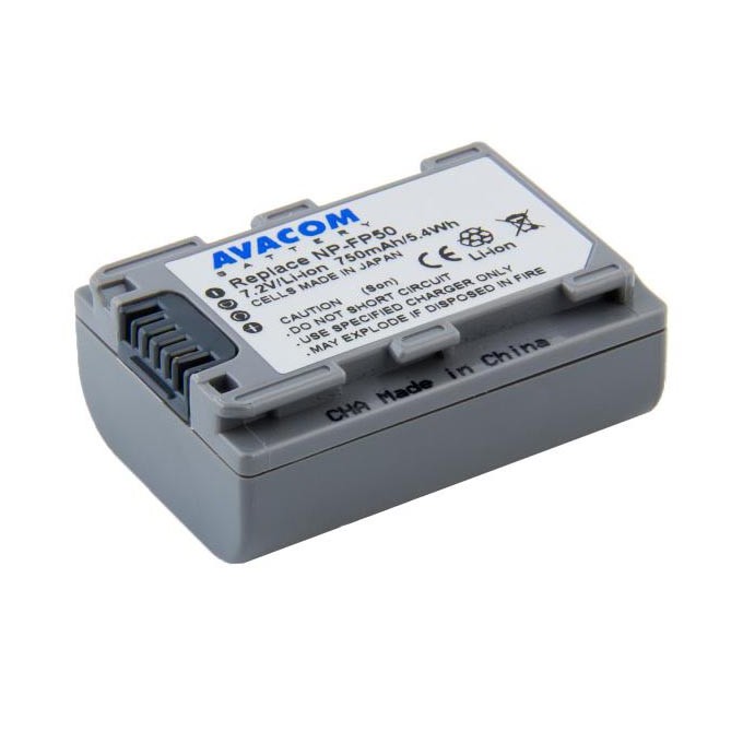 Avacom baterie dla Sony NP-FP50, Li-Ion, 7.2V, 750mAh, 5.4Wh