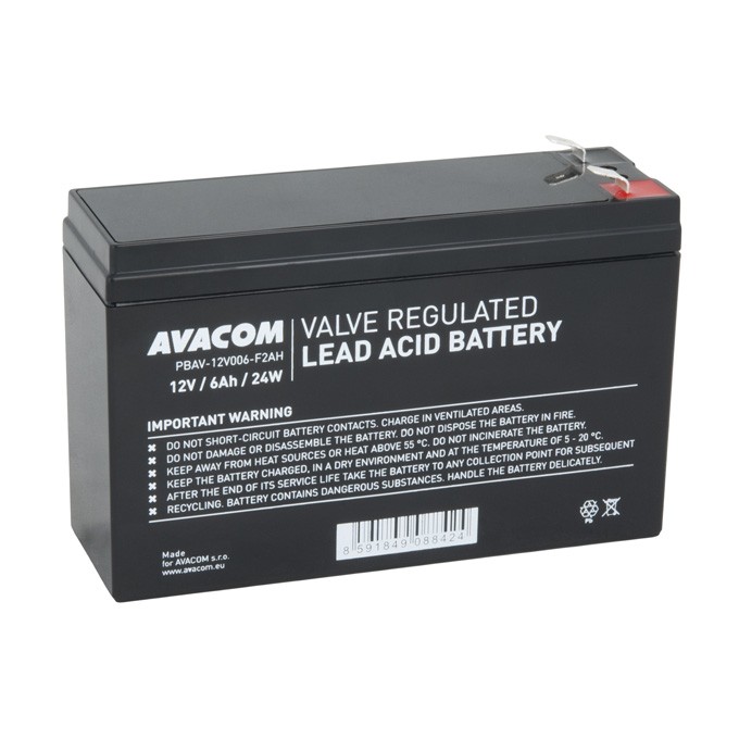 Avacom baterie HighRate, 12V, 6Ah, PBAV-12V006-F2AH