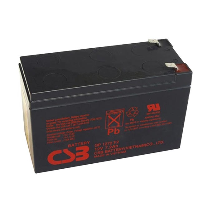 Long akumulator kwasowo-ołowiowy F2 dla UPS, EZS, EPS, 12V, 7.2Ah, PBCS-12V007,2-F2A, GP1272F2