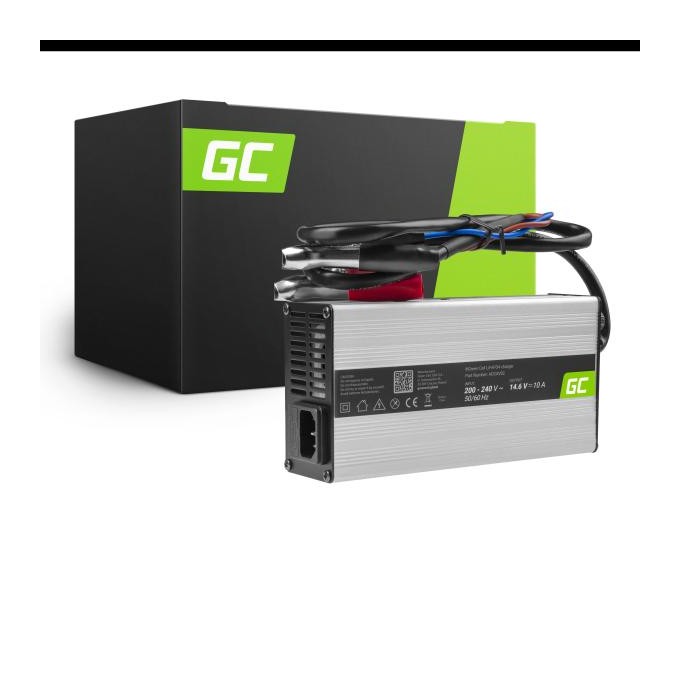Green Cell ładowarka Bateria LiFePO4 14.6V, AC 200-240V 50/60 HzA, 146W