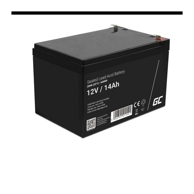 Green Cell VRLA AGM 12V, 4.2A, UPS, systemy alarmowe, monitoring