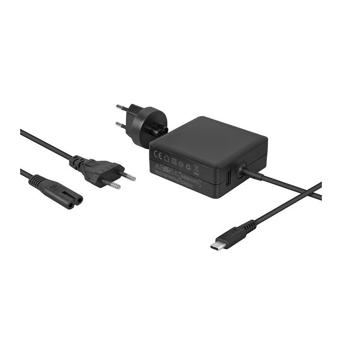 Avacom ładowarka - adapter dla notebooky s USB C a podporou Power Delivery, 5-20V, až 3,25A, 65W, ADAC-FCA-65PD, kabel 