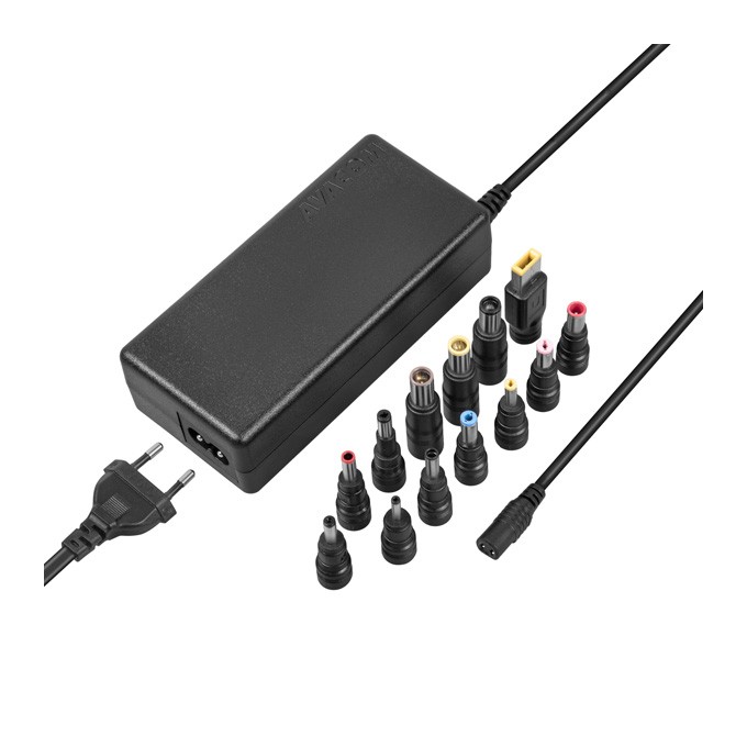 Avacom ładowarka - adapter QuickTIP dla notebooky univerzální, 18,5-20V, až 4,5A, 90W, ADAC-UNV-A90W, przewód 1,2 m 