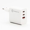 Powerton Zasilacz / sieciowy adapter 65W, 3 porty, USB-C, USB-A, 65W GaN Charger Powerton Zasilacz / sieciowy adapter 65W, 3 porty, USB-C, USB-A, 65W GaN Charger