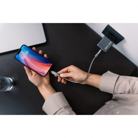 Verbatim, Ładowarka GaN USB 3.0, USB C, szara, 65 W, wymienne końcówki  C,G,A