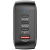 Verbatim, Ładowarka GaN USB 3.0, USB C, szara, 100 W, wymienne końcówki  C,G,A