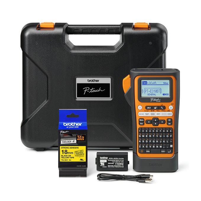 Drukarka etykiet Brother, PT-E310BTVP, z walizką
