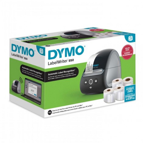 Drukarka etykiet Dymo, LabelWriter 550, PROMO 4x etykiety gratis