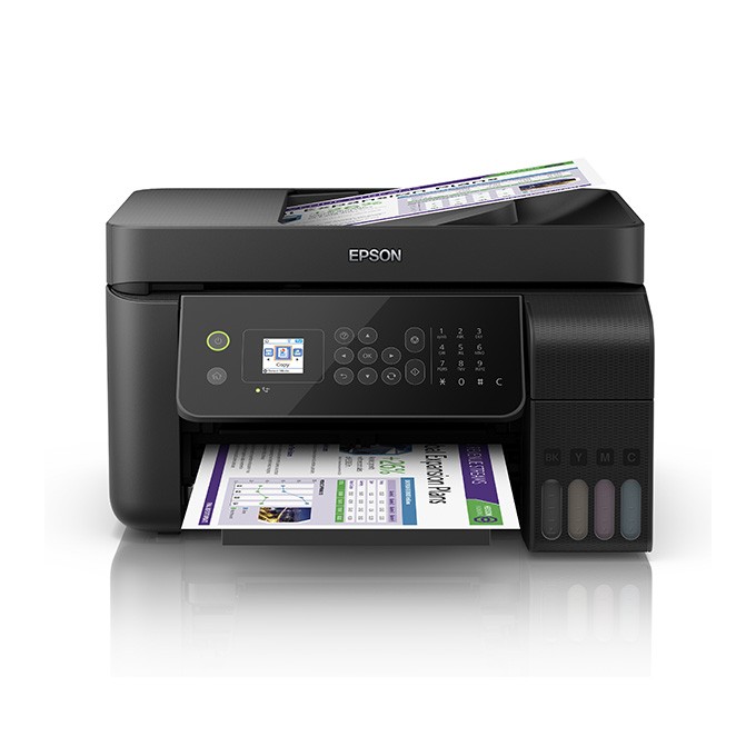 Kolorowe atramentowe urządzenie wielofunkcyjne A4 Epson L5190, kopiarka, skanerfax