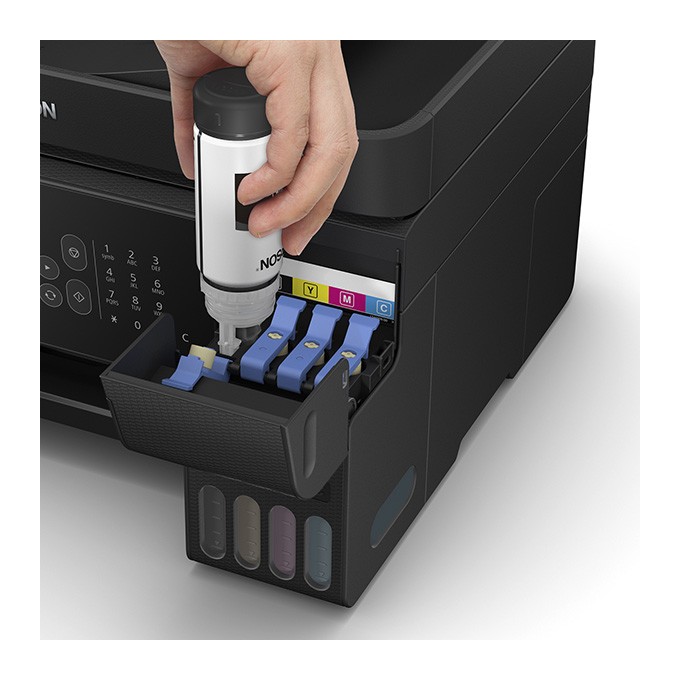 Kolorowe atramentowe urządzenie wielofunkcyjne A4 Epson L5190, kopiarka, skanerfax