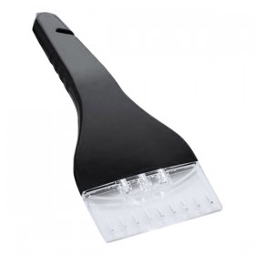 Drapak do szyb z LED czarna, plastikowy, z oświetleniem LED, EOL