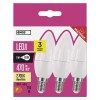 LED żarówka EMOS Lighting E14, 220-240V, 5W, 470lm, 2700k, ciepła biel, 30000h, Classic Candle 102x35x35mm-3pack