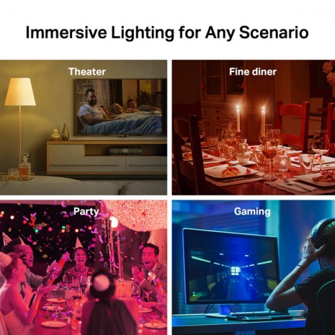 LED żarówka TP-LINK Tapo L530E, E27, 220-240V, 8.7W, 806lm, 6000k, RGB, 15000h, chytrá Wi-Fi žárovka LED żarówka TP-LINK Tapo L530E, E27, 220-240V, 8.7W, 806lm, 6000k, RGB, 15000h, chytrá Wi-Fi žárovka