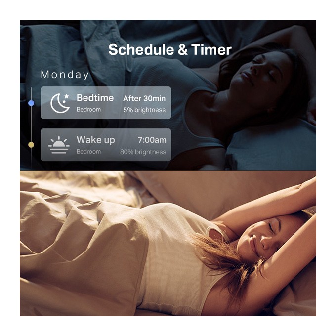 LED żarówka TP-LINK Tapo L530E, E27, 220-240V, 8.7W, 806lm, 6000k, RGB, 15000h, chytrá Wi-Fi žárovka