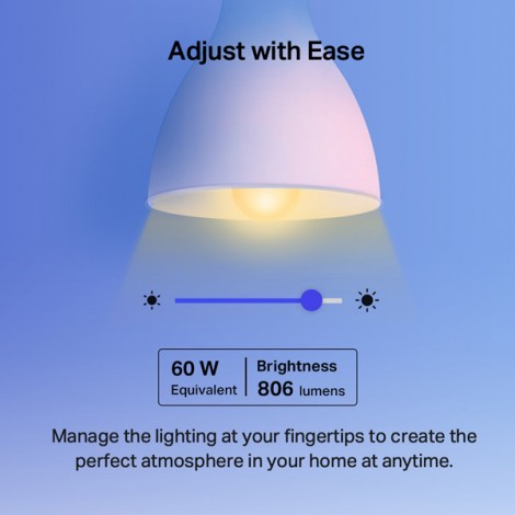LED żarówka TP-LINK Tapo L530E, E27, 220-240V, 8.7W, 806lm, 6000k, RGB, 15000h, chytrá Wi-Fi žárovka, 2 kusy v LED żarówka TP-LINK Tapo L530E, E27, 220-240V, 8.7W, 806lm, 6000k, RGB, 15000h, chytrá Wi-Fi žárovka, 2 kusy v