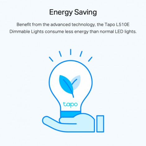 LED żarówka TP-LINK Tapo L510E, E27, 220-240V, 8.7W, 806lm, 2700k, ciepła biel, 15000h, stmívatelná chytrá Wi-Fi LED żarówka TP-LINK Tapo L510E, E27, 220-240V, 8.7W, 806lm, 2700k, ciepła biel, 15000h, stmívatelná chytrá Wi-Fi