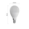 LED żarówka EMOS Lighting E14, 220-240V, 7.3W, 806lm, 2700k, ciepła biel, 30000h, Classic 86x45x45 mm LED żarówka EMOS Lighting E14, 220-240V, 7.3W, 806lm, 2700k, ciepła biel, 30000h, Classic 86x45x45 mm