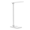 Lampka na biurko, aluminium + ABS, biała, 3 typy oświetlenia, ładowarka bezprzewodowa IP20 Lampka na biurko, aluminium + ABS, biała, 3 typy oświetlenia, ładowarka bezprzewodowa IP20