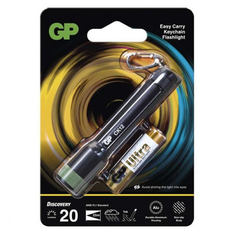 LED Flashlight, 1xAAA, metalowy, czarna, 20lm, CK12 LED Flashlight, 1xAAA, metalowy, czarna, 20lm, CK12