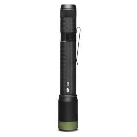 LED Flashlight, 2xAA, metalowy, czarna, 150lm, C33