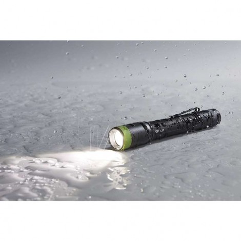 LED Flashlight, 2xAA, metalowy, czarna, 150lm, C33 LED Flashlight, 2xAA, metalowy, czarna, 150lm, C33