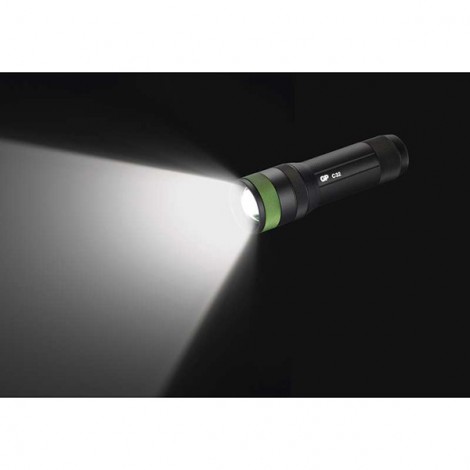 LED Flashlight, 3xAAA, metalowy, czarna, 300lm, C32 LED Flashlight, 3xAAA, metalowy, czarna, 300lm, C32