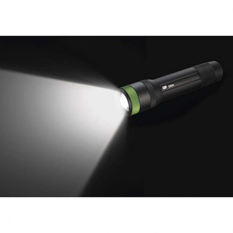 LED Flashlight, Li-Ion 3,7V/2500mAh, metalowy, czarna, 650lm, CR41 LED Flashlight, Li-Ion 3,7V/2500mAh, metalowy, czarna, 650lm, CR41