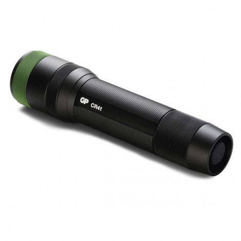 LED Flashlight, Li-Ion 3,7V/2500mAh, metalowy, czarna, 650lm, CR41 LED Flashlight, Li-Ion 3,7V/2500mAh, metalowy, czarna, 650lm, CR41