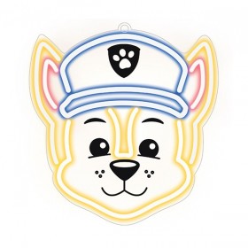 Hanging neon LED Paw Patrol on plexiglass - Chase OW-130346