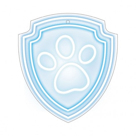 Hanging neon LED Paw Patrol on plexiglass - Paw OW-130246 Hanging neon LED Paw Patrol on plexiglass - Paw OW-130246