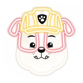 Hanging neon LED Paw Patrol on plexiglass - Rubble OW-130446