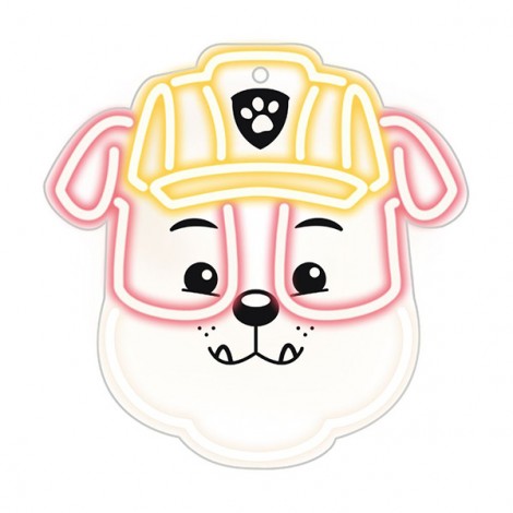 Hanging neon LED Paw Patrol on plexiglass - Rubble OW-130446 Hanging neon LED Paw Patrol on plexiglass - Rubble OW-130446