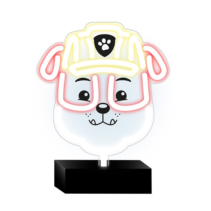 Neon LED on a stand Paw Patrol - Rubble OW-120446