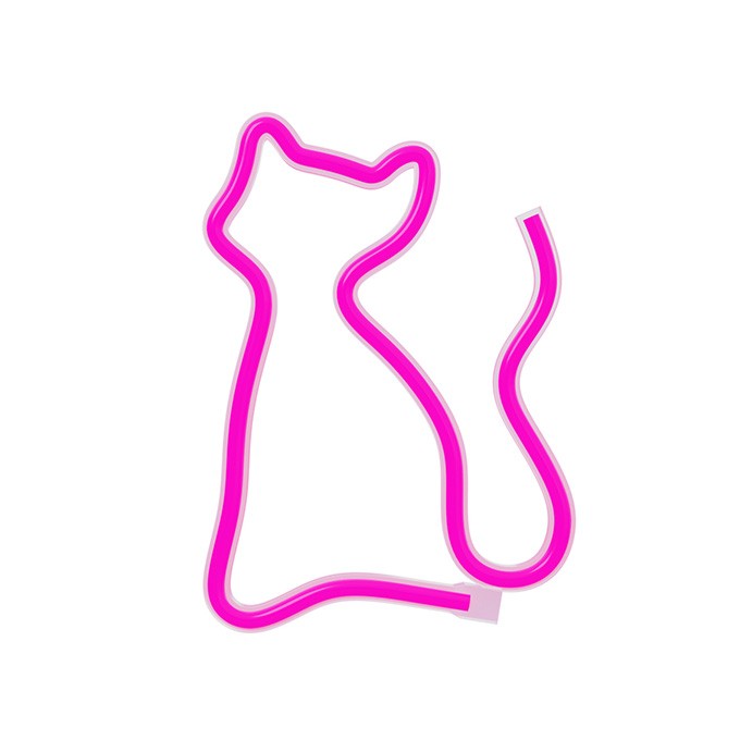Neon LED Light CAT pink Bat + USB FLNE04 Forever Light