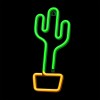 Neon LED Light CACTUS orange green Bat + USB FLNE02 Forever Light Neon LED Light CACTUS orange green Bat + USB FLNE02 Forever Light