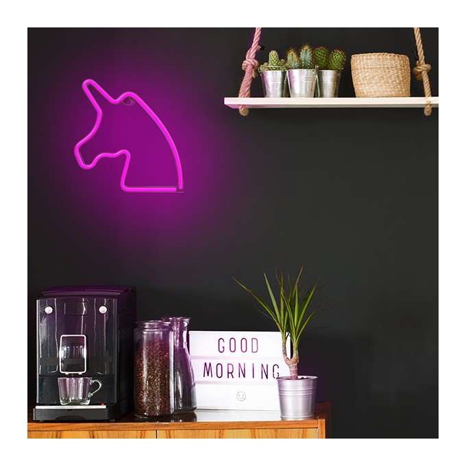 Neon LED Light UNICORN pink Bat + USB FLNE01 Forever Light