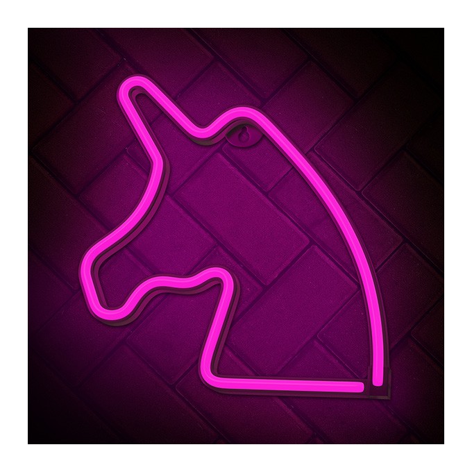 Neon LED Light UNICORN pink Bat + USB FLNE01 Forever Light