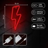 Neon LED Light BOLT red Bat + USB FLNE06 Forever Light Neon LED Light BOLT red Bat + USB FLNE06 Forever Light