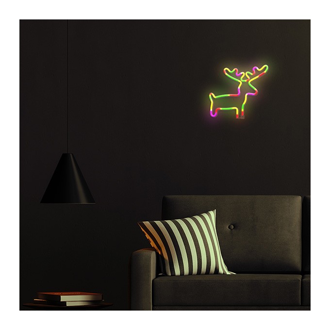 Neon LED Light ELK multicolor Bat + USB FLNE12 Forever Light