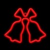 Neon LED CHRISTMAS BELLS red FLNE17 Forever Light Neon LED CHRISTMAS BELLS red FLNE17 Forever Light