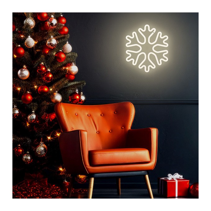 Neon LED CHRISTMAS SNOWFLAKE white FLNE20 Forever Light