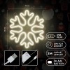 Neon LED CHRISTMAS SNOWFLAKE white FLNE20 Forever Light Neon LED CHRISTMAS SNOWFLAKE white FLNE20 Forever Light