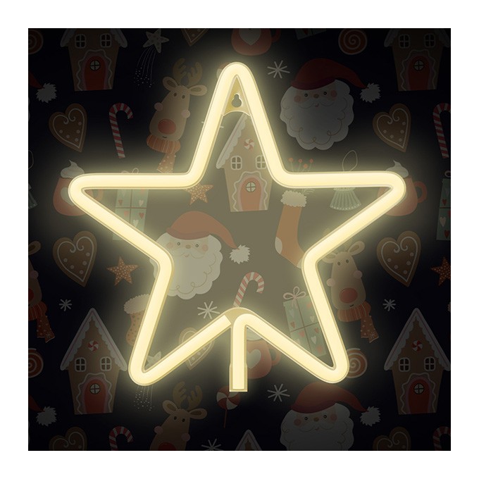 Neon LED CHRISTMAS PENTASTAR warm white FLNE22 Forever Light