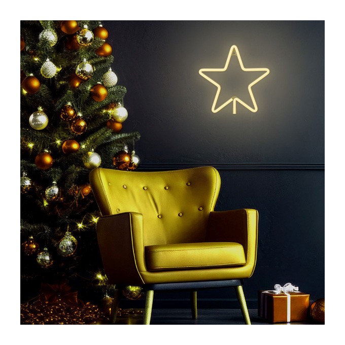 Neon LED CHRISTMAS PENTASTAR warm white FLNE22 Forever Light