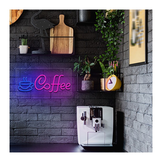 Neon PLEXI LED COFFEE pink blue NNE11 Neolia
