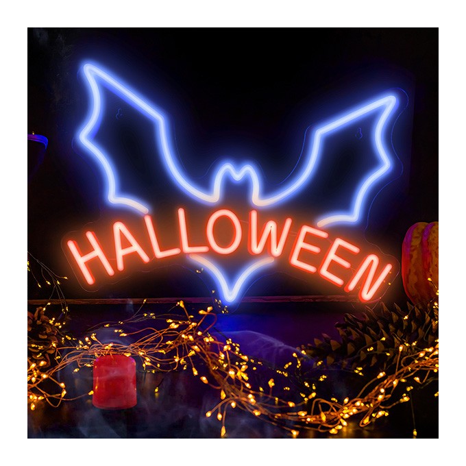 Neon PLEXI LED HALLOWEEN blue red NNE17 Neolia