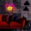 Neon ART LED PUNK TEDDY BEAR pink-yellow FLA01 Forever Light Neon ART LED PUNK TEDDY BEAR pink-yellow FLA01 Forever Light